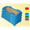 供应幼儿园塑料床、实木床、上下铺床、推拉床各种小床