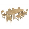 石家庄幼儿园塑料课桌椅、实木课桌椅销售