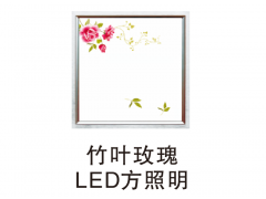 竹叶玫瑰LED方照明