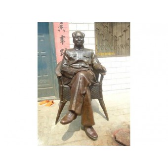 毛主席铜像_毛泽东坐像