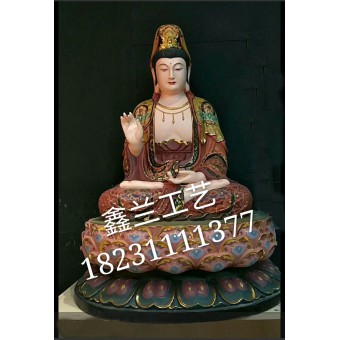 中国的佛教四大名山之首--五台山佛像厂家直销彩绘佛像