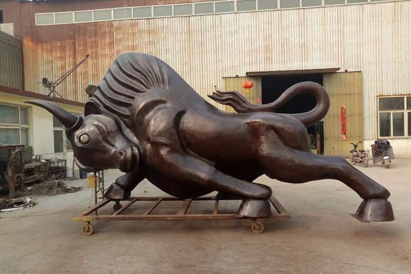 銅雕佛像廣場銅牛3米華爾街牛銅牛擺件大型鑄銅銅牛
