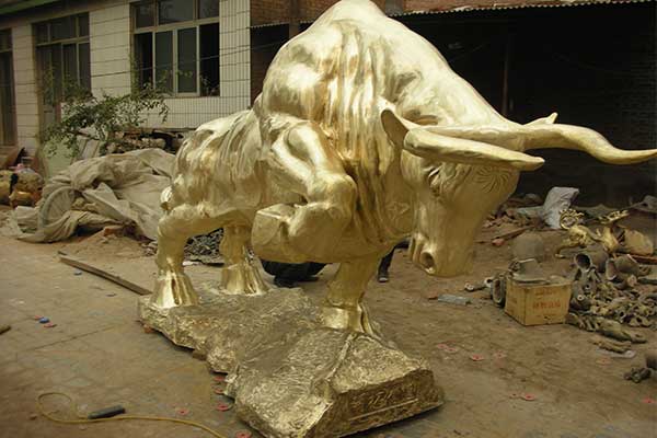 鑄銅雕塑奔牛銅雕大型牛銅牛雕塑作品銅雕佛像