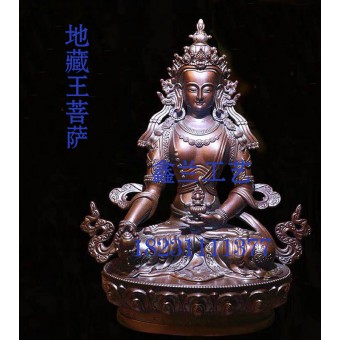 铜雕佛像如何迎请密宗地藏王菩萨铸铜佛像到家里供奉好吗