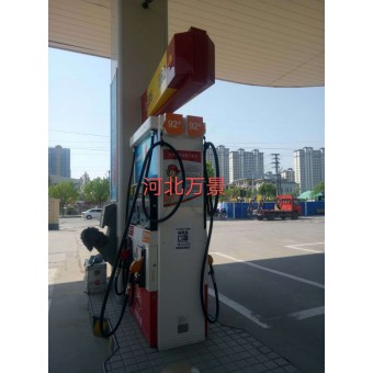 河北邯郸中石化加油站亚克力发光油品灯箱