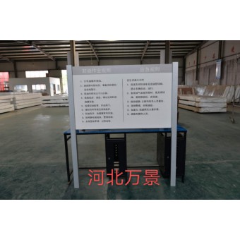 河北唐山中石化加油站卸油操作规程警示牌