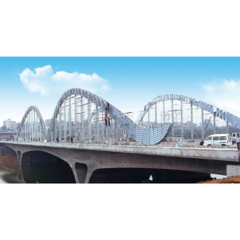河南三門峽澗河大橋橋面裝飾