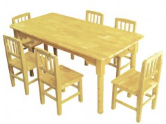 深泽幼儿园木质桌椅