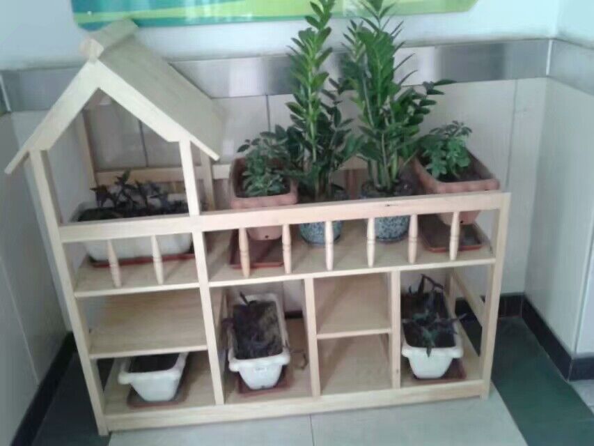 藁城幼儿园木制花架