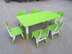 无极幼儿园新款塑料桌椅