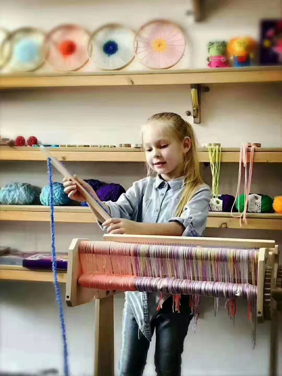 藁城幼儿园幼儿织工坊