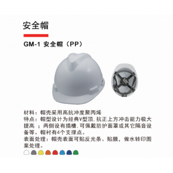 GM-1 安全帽（pp）